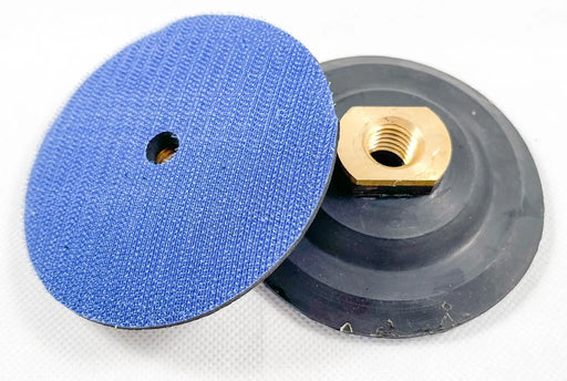 4" Backer Blue Velcro Medium Density K4CDTBLUE Colossal Diamond Tools