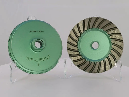 4" Turbo Green Cup Wheel Fine C1FGRN Colossal Diamond Tools