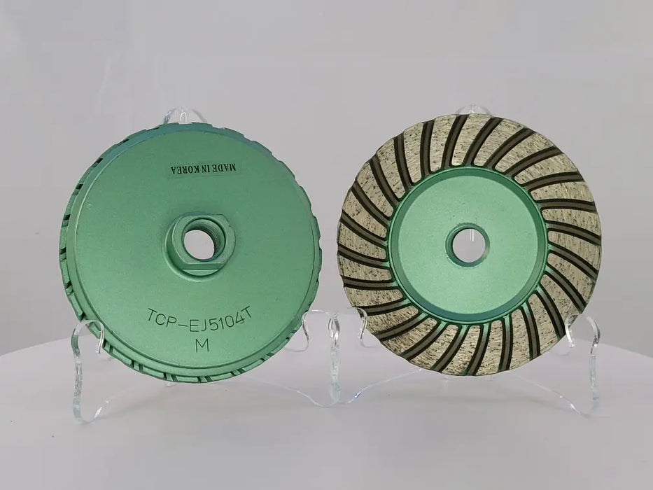 4" Turbo Green Cup Wheel Medium C1MGRN Colossal Diamond Tools
