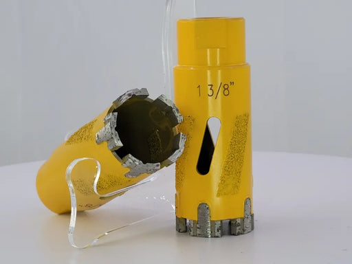 Yellow 5 Tooth Core Drill 1 3/8" X3YLWCDT1375 Colossal Diamond Tools, LLC