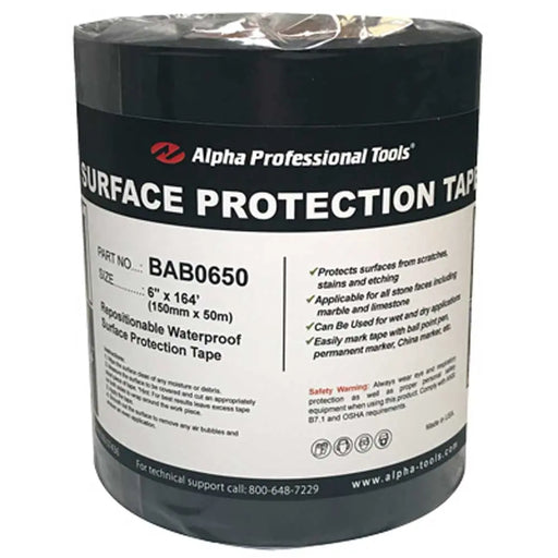 Alpha G-Tape Surface Protection Tape, 6" x 164 ft. A4ASPT Alpha