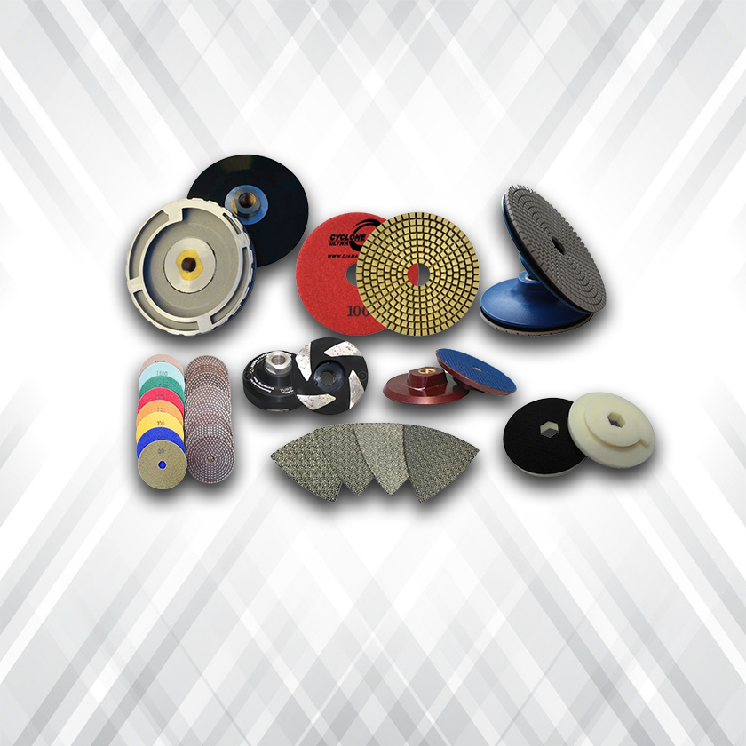 Polishing Pads, Disk,  Drum, Tools, and Equipments Colossal Diamond Tools, LLC