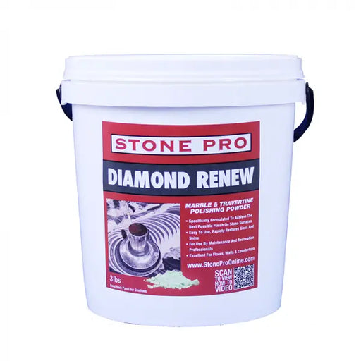 Stone Pro Diamond Renew Polishing Powder - 3 Pound Q3DR3 Stone Pro