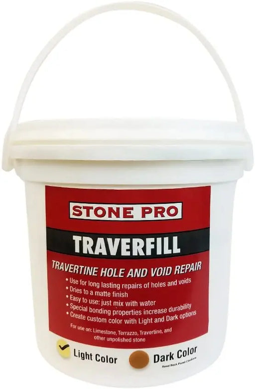 Stone Pro Travertine Traverfill Light 3 Pound F6L3 Stone Pro