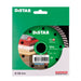 Distar diamond blade packaging on a white background