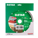 Distar diamond blade packaging with green and white design
