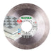 A silver-colored diamond blade with the brand name Distar labeled on it, designed for cutting tiles.