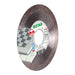 Close-up of Elegant 4 inch diamond blade with ultra-fine diamond bond