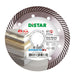 A diamond blade with the brand name Distar, marked as Gres Master, with involute turbo grooves, designed for cutting ceramic and porcelain gres tiles.