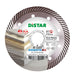 A diamond blade with the brand name Distar, marked as Gres Master, with involute turbo grooves, designed for cutting ceramic and porcelain gres tiles.