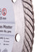 Close-up of Gres Master diamond blade with turbo groove layer