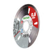 Close-up of Cleaner diamond blade with 0.8 mm thickness for tile seams
