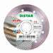 Diamond blade with the brand name DISTAR, model DECOR SLIM 5D, diameter 115 mm, with an image of tiles on the blade surface, indicating its use for cutting ceramic and porcelain tiles.