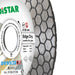 Close-up of Edge Dry blade showing wide diamond honeycomb layer