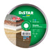 Distar diamond cutting disc for granite and sandstone on a white background