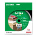 Distar diamond blade packaging for granite on a white background