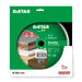 Distar diamond disc packaging for granite and sandstone with green and white design.