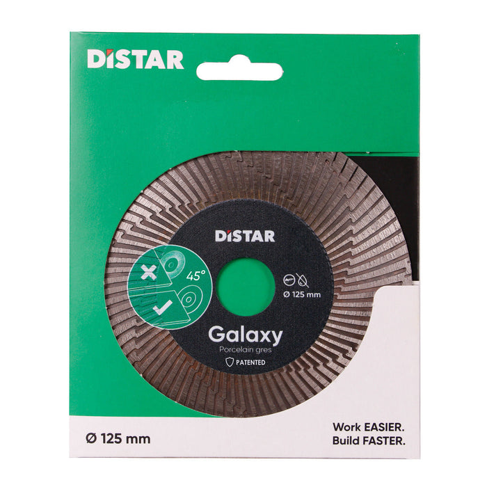 DISTAR Galaxy 5" Diamond Blade for Porcelain Tile – close-up detail