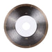 Diamond cutting disc on a white background