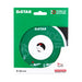 Green packaging for a circular diamond tool with text and graphics.
