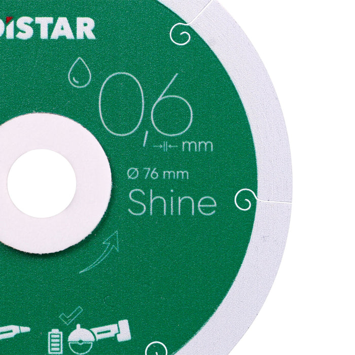 DISTAR Shine 3", 4" & 5" | Ultra-Thin Diamond Blade for Porcelain Tile