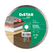 Distar diamond cutting disc for granite on a white background