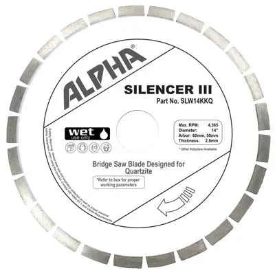 14" Alpha Silencer III for Quartzite B18A14 Alpha