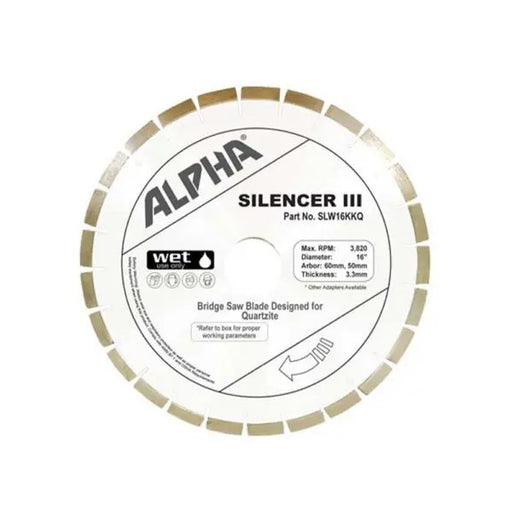 16" Alpha Silencer III for Quartzite B18A16 Alpha Professional Tools®