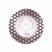 Diamond grinding wheel with a hexagonal pattern, white and gray in color, with the brand name 'Distar' visible.