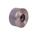 A silver-colored diamond grinding nut with a threaded end, designed for use with angle grinders in masonry and ceramics grinding.