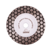 Diamond grinding wheel with a hexagonal pattern, white and gray in color, with the brand name 'Distar' visible.