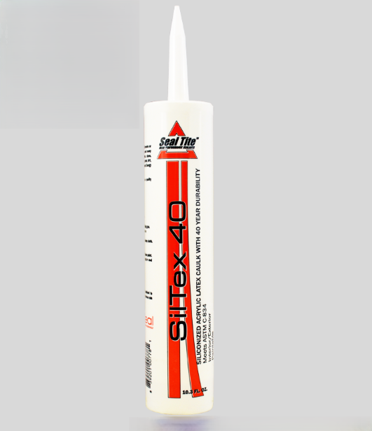 SilTex 40 Siliconized Acrylic Latex Caulk Paintable - White
