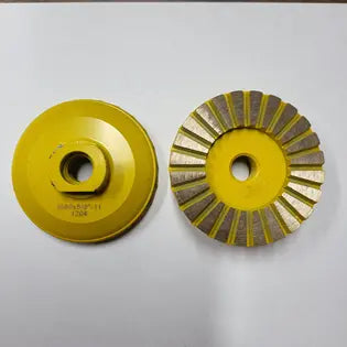 3" Fine Floor Yellow Cup Wheel C9F Colossal Diamond Tools, LLC