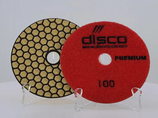 4" Disco Honey-Comb Dry Pad #100 D2D4100 Disco