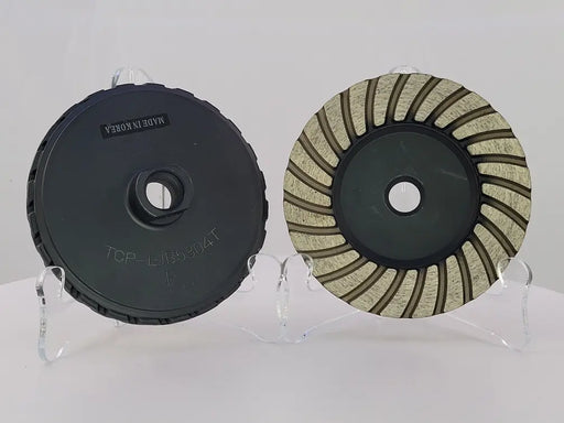 4" Turbo Black Cup Wheel Fine C1FBLK Colossal Diamond Tools
