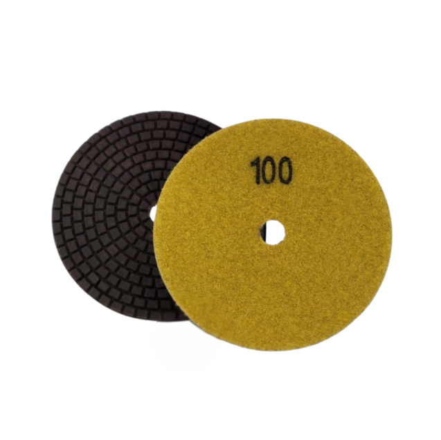 4" Wet Pad CDT 100 Grit Metal