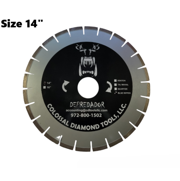 14" CDT Gray Blue Ripper Blade