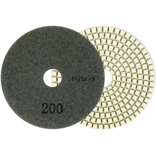 5" Hybrid Polishing Pad Grit 200