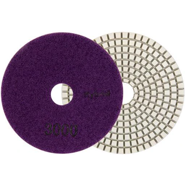 5" Hybrid Polishing Pad Grit 3000
