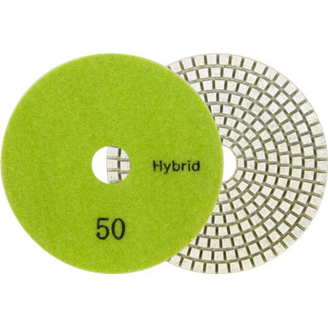 5" Hybrid Polishing Pad Grit 50 D1CDT550H