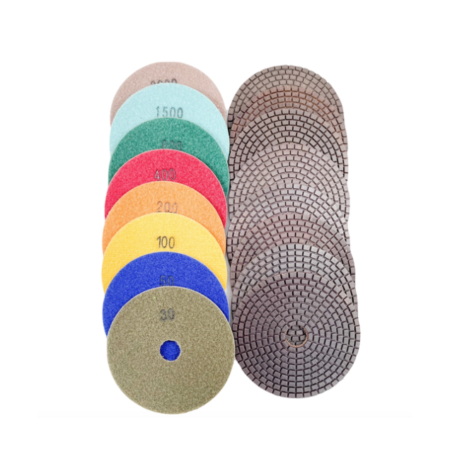 5" Wet Pad CDT 100 Grit Metal