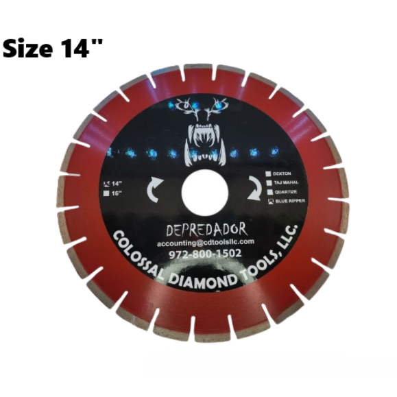 14" CDT Red Blue Ripper Blade
