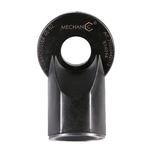 A black SocketDUSTER 68-82 dust collector for drill bits, with the brand name 'MECHANIC' inscribed on it.