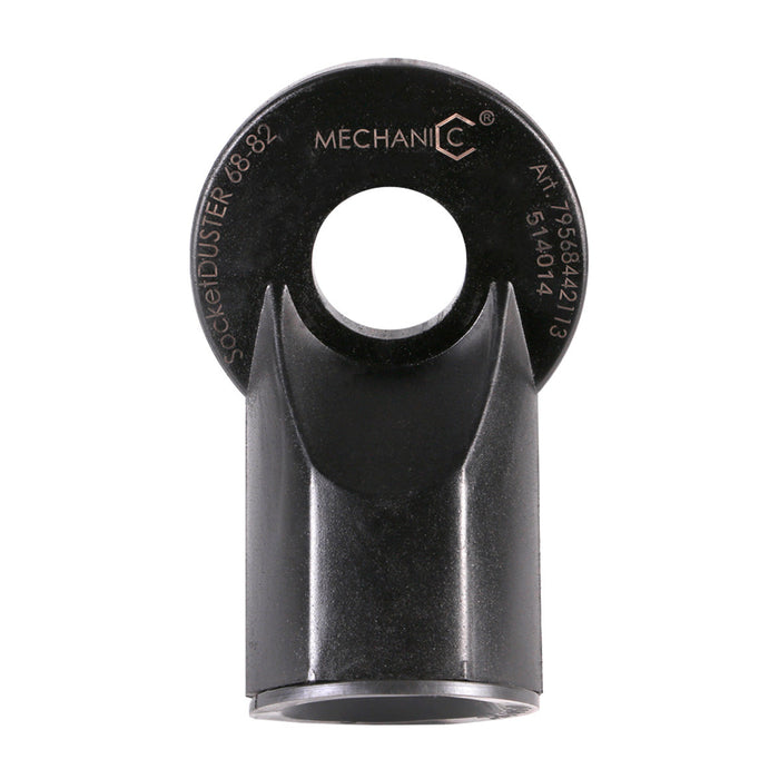 A black SocketDUSTER 68-82 dust collector for drill bits, with the brand name 'MECHANIC' inscribed on it.