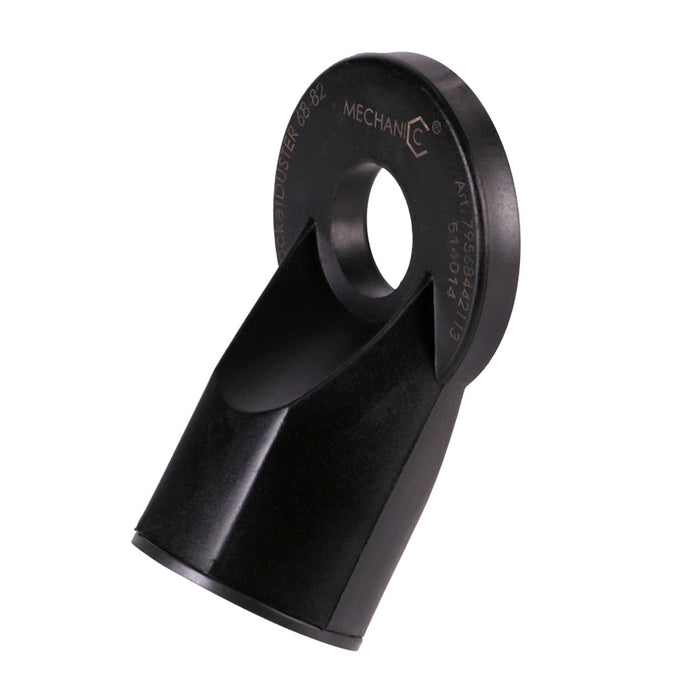 Black metal component with 'Mechanical' branding on a white background