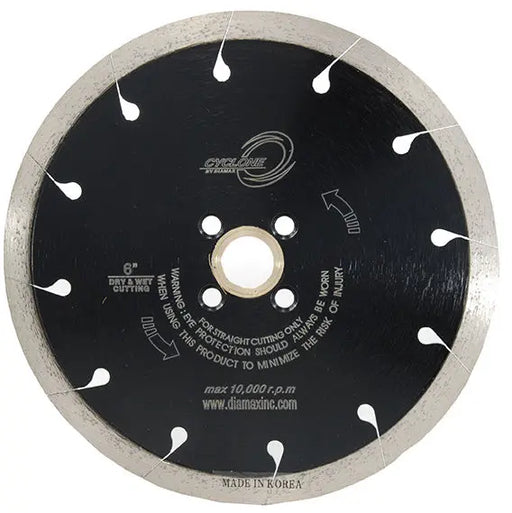 8" Cyclone Continuous Slot Blade B5C8 Colossal Diamond Tools