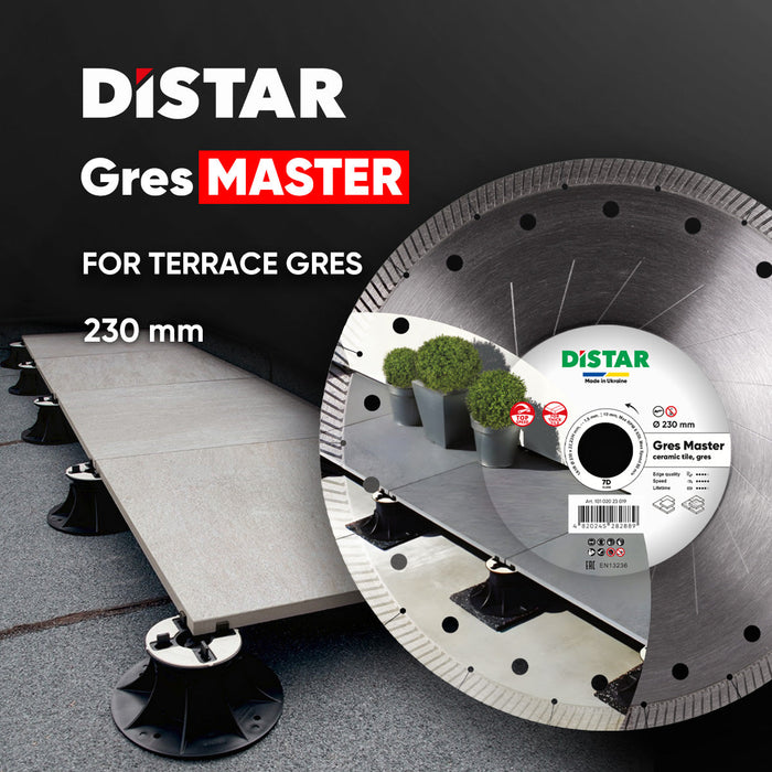 DISTAR Gres Master 9 inch diamond blade for porcelain gres cutting
