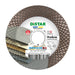 A diamond blade with the brand name Distar and the product line 'ProGres ceramic tile' highlighted, indicating its use for cutting ceramic tiles.