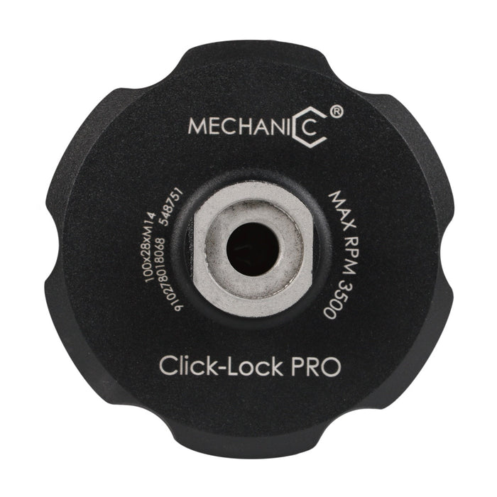 Click-Lock PRO 4 inch magnetic pad holder for angle grinder polishing discs