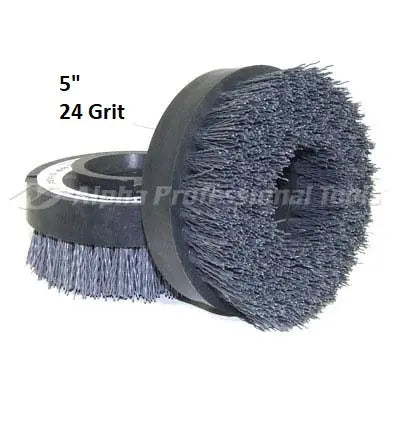 Alpha Antique Brush 5" 24 Grit L3A24 Colossal Diamond Tools, LLC